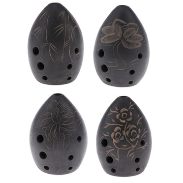 Professional Chinese Flute Xun Instrument Ceramic Ocarina Ancient Xun Instrument Ceramic Ocarina